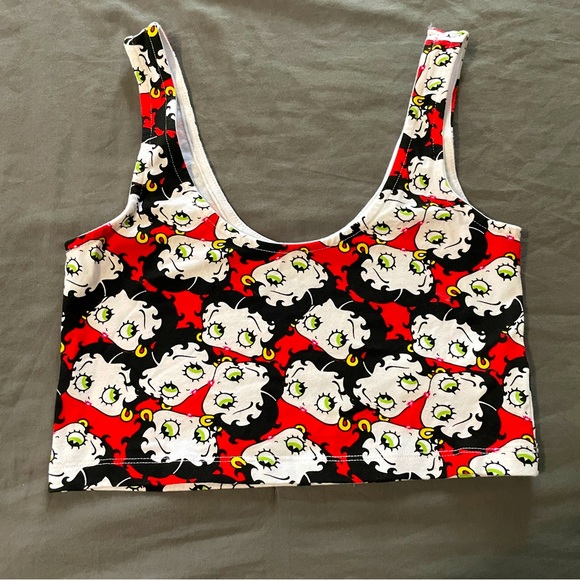 Betty Boop croptop juniors sz small - Picture 1 of 5